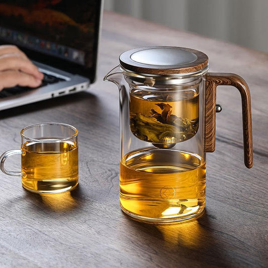 Glass Teapot with Magnetic Infuser – Effortless Elegance in Every Pour